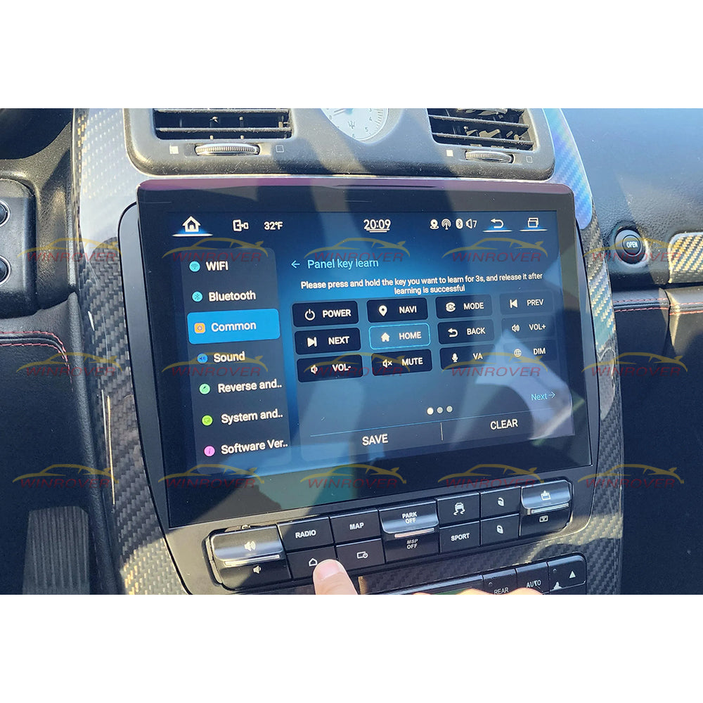 Maserati Quattroporte 2009-2012 Aftermarket Radio Upgrade with Carplay Android Auto