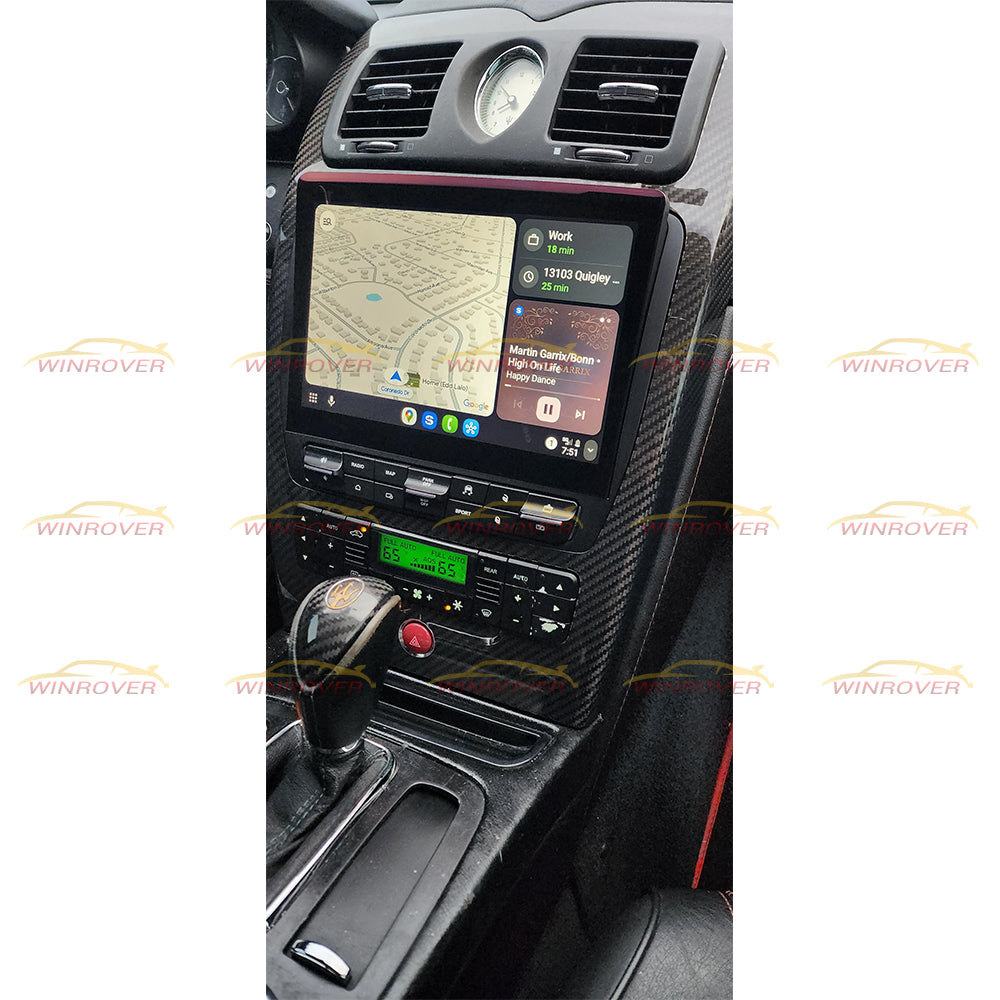 Maserati Quattroporte 2009-2012 Aftermarket Radio Upgrade with Carplay Android Auto