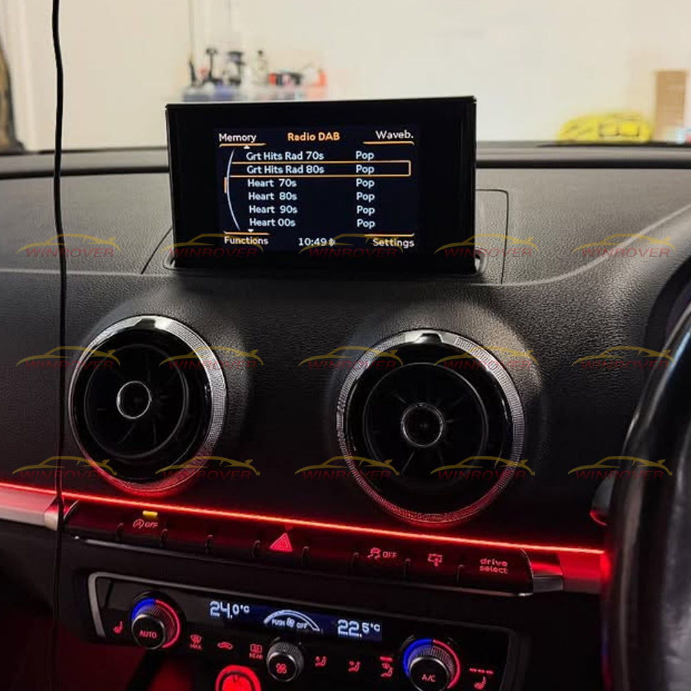 Winrover 12.3 Inch Touch Display For Audi A3 S3 2014-2019 Multimedia Player Andriod Auto Link GPS Carplay Screen Car Play
