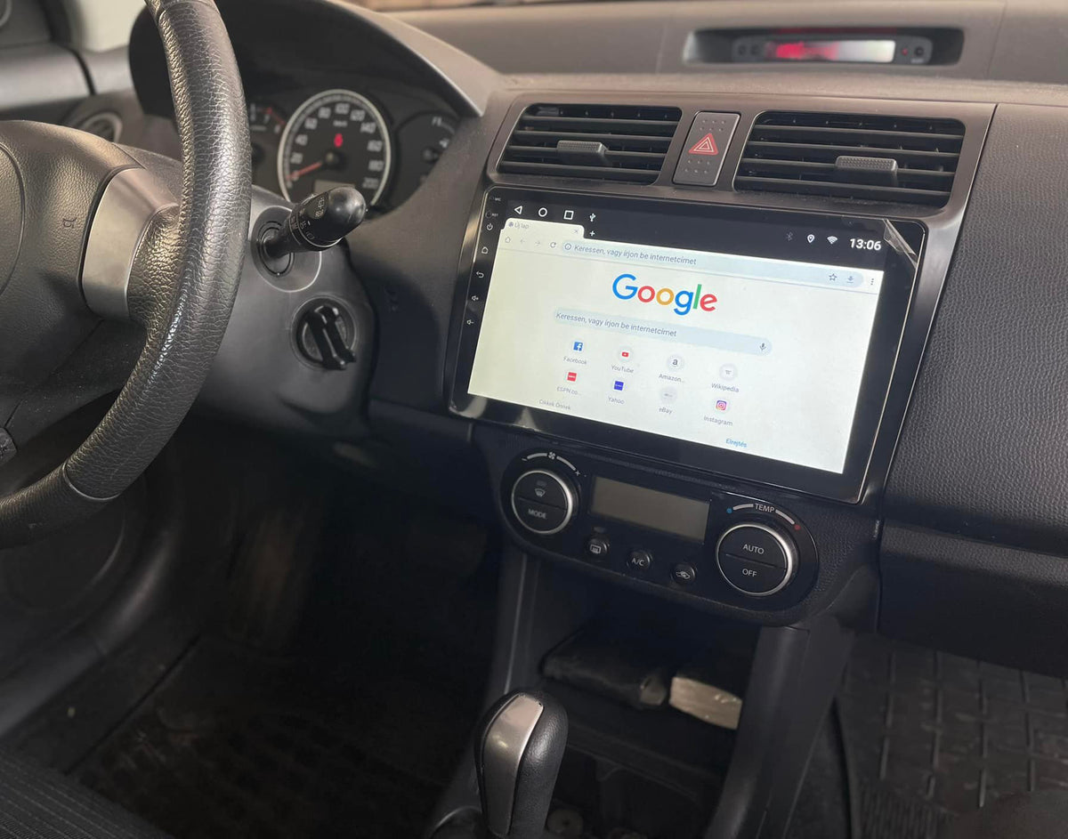 Radio for Suzuki Swift 2004-2010 Stereo Upgrade Dash Kit Car GPS Navigation,4+64GB 9" IPS Touch Screen Head Unit with CarPlay & Android Auto/SWC/Rear View