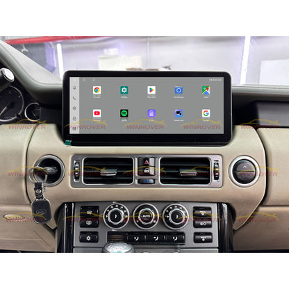 Winrover 12.3" Android 15 Carplay For Land Range Rover V8 L322 L320 2005-2012 Car Radio Qled Screen Multimedia Video Player GPS Navigation