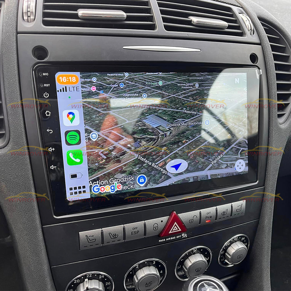 Autoradio For Mercedes Slk R171 SLK200 SLK350 SLK300 SLK280 Android Radio Upgrade CarPlay Android Auto Head Unit GPS Navigation