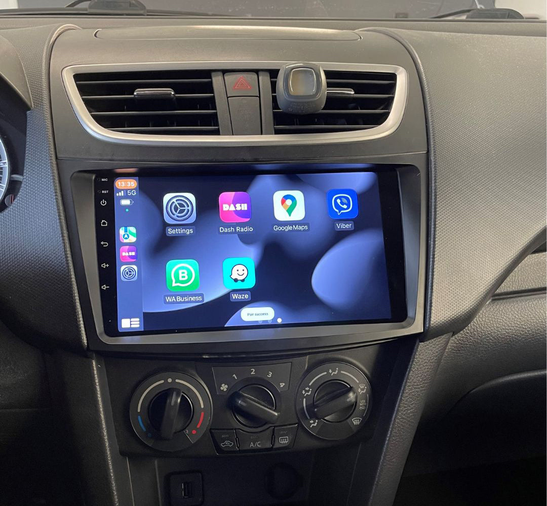 Car Radio Head Unit 4GB+64GB Stereo for Suzuki Swift 2011-2017, 9 Inch Touch Screen Radio with Wireless Carplay &Android Auto, GPS, Bluetooth, DSP, WiFi, FM RDS, SWC, Camera
