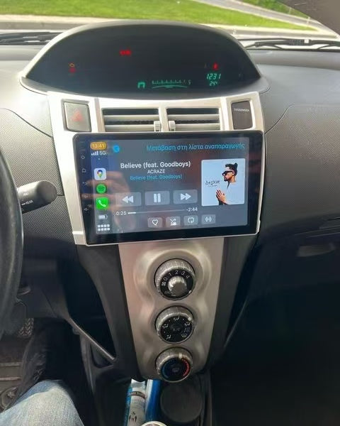 4+64G Android 16 Car Radio for Toyota Yaris 2005 2006 2007 2008 2009 2010 2011 2012 Carplay Head Unit Navigation Sat Nav Display Screen