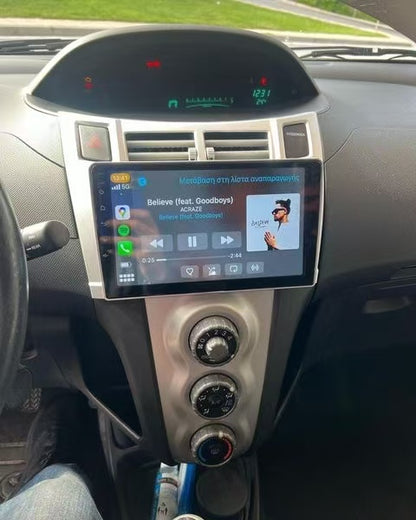 4+64G Android 16 Car Radio for Toyota Yaris 2005 2006 2007 2008 2009 2010 2011 2012 Carplay Head Unit Navigation Sat Nav Display Screen