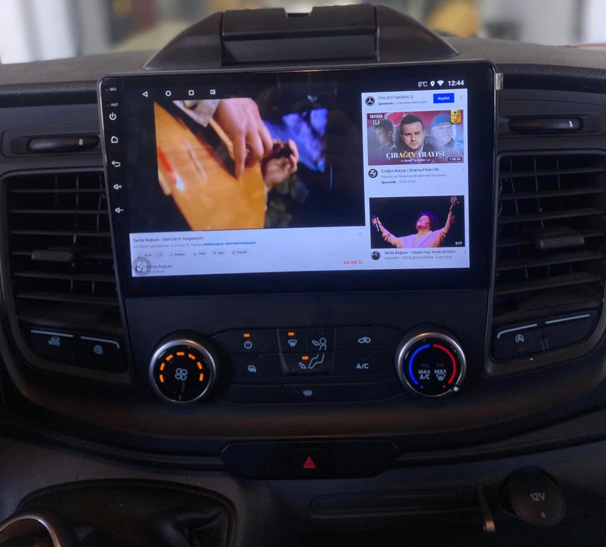 Autoradio Android For Ford Transit Custom 2019 2020 2021 2022 2023 2024 Accessories Carplay Multimedia Video Player Navigation