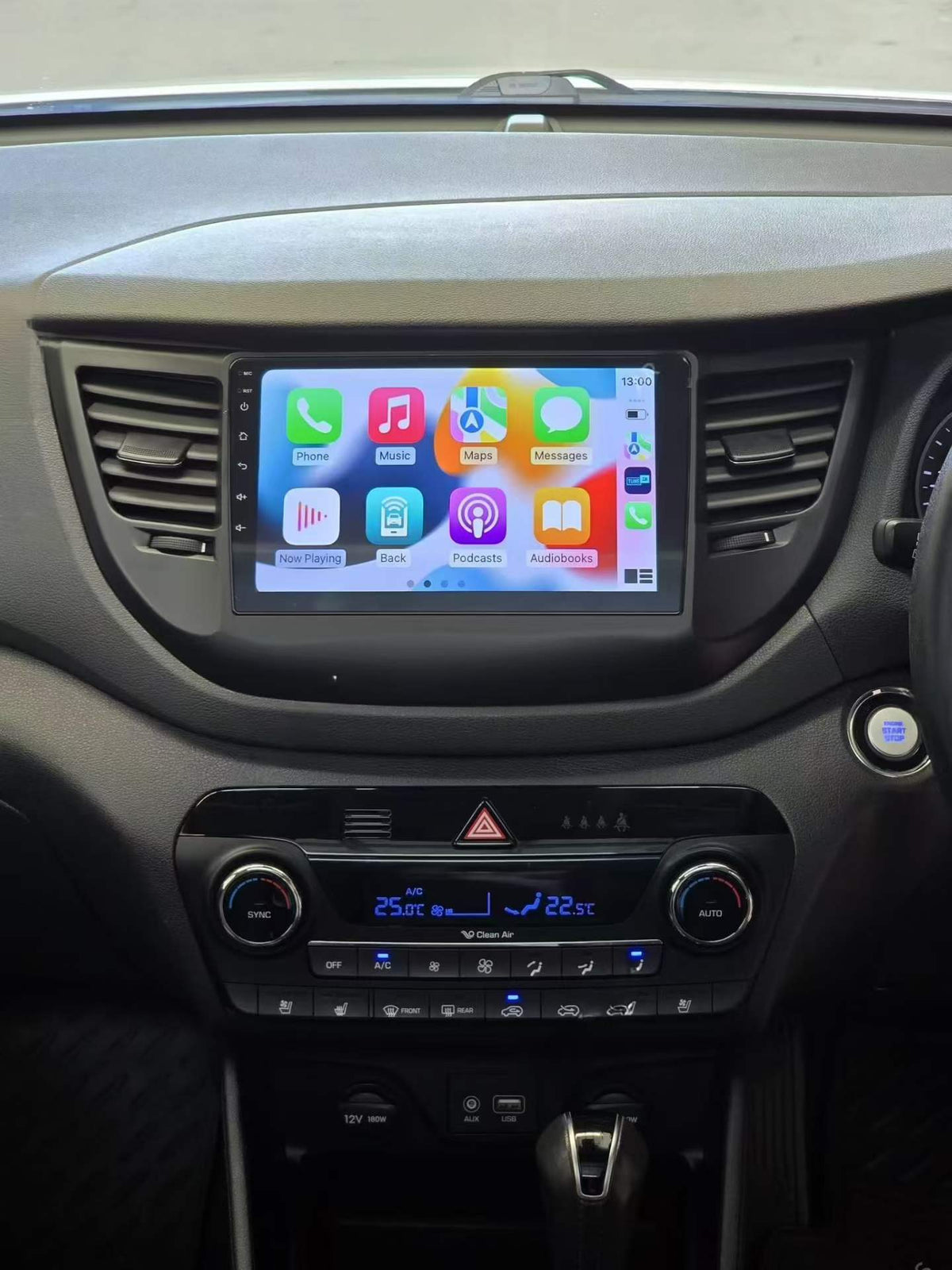 Android Car Stereo Radio For Hyundai IX35 Tucson black color 2015-2018 Carplay GPS Navi WiFi 64G Qualcomm Snapdragon
