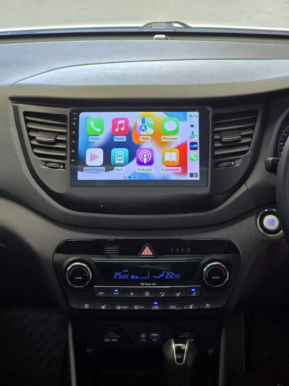Android Car Stereo Radio For Hyundai IX35 Tucson black color 2015-2018 Carplay GPS Navi WiFi 64G Qualcomm Snapdragon