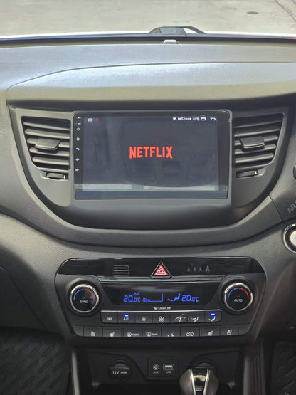 Android Car Stereo Radio For Hyundai IX35 Tucson black color 2015-2018 Carplay GPS Navi WiFi 64G Qualcomm Snapdragon