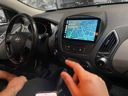 Android Car Stereo Radio For Hyundai IX35 Tucson 2009-2014 Wireless Carplay GPS Navi WiFi 64G Qualcomm Snapdragon
