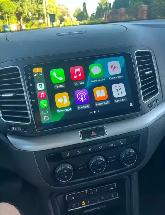 For VW Sharan Radio Upgrade 2010-2018 Android Car 9 inch Touch Screen Stereo Head Unit with 4G LTE Wireless CarPlay/Android Auto/AM/FM,8 core 4+64G