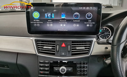 Winrover Snapdragon Android 12 Car Stereo 12.3" Car Touch Screen for Mercedes Benz E Class S212 W212 2009-2012 NTG4.0 Multimedia Navigation Upgrade Wireless CarPlay Android Auto